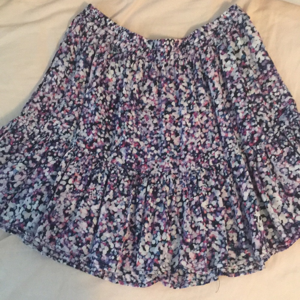 Multi-colored skirt by Lorimer NYC at Areopostale.